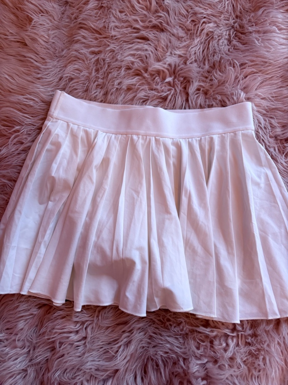 TNA Pleated White Tennis Skort